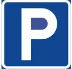 Skylt som visar att det är tillåtet att parkera.